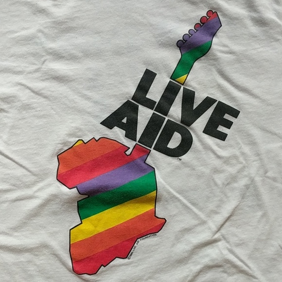 Original Live Aid T Shirt (large) - Picture 4 of 6